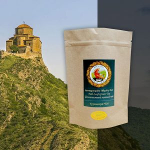 Грузинский зелёный чай в крафтовой упаковке