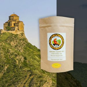 Грузинский дикий белый чай в крафтовой упаковке
