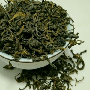 Грузинский зелёный чай в чашке